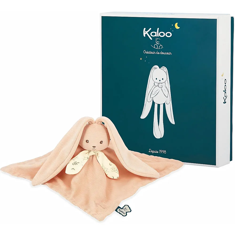 Kaloo Schmusetuch Hase pfirsichfarbig - 30 cm