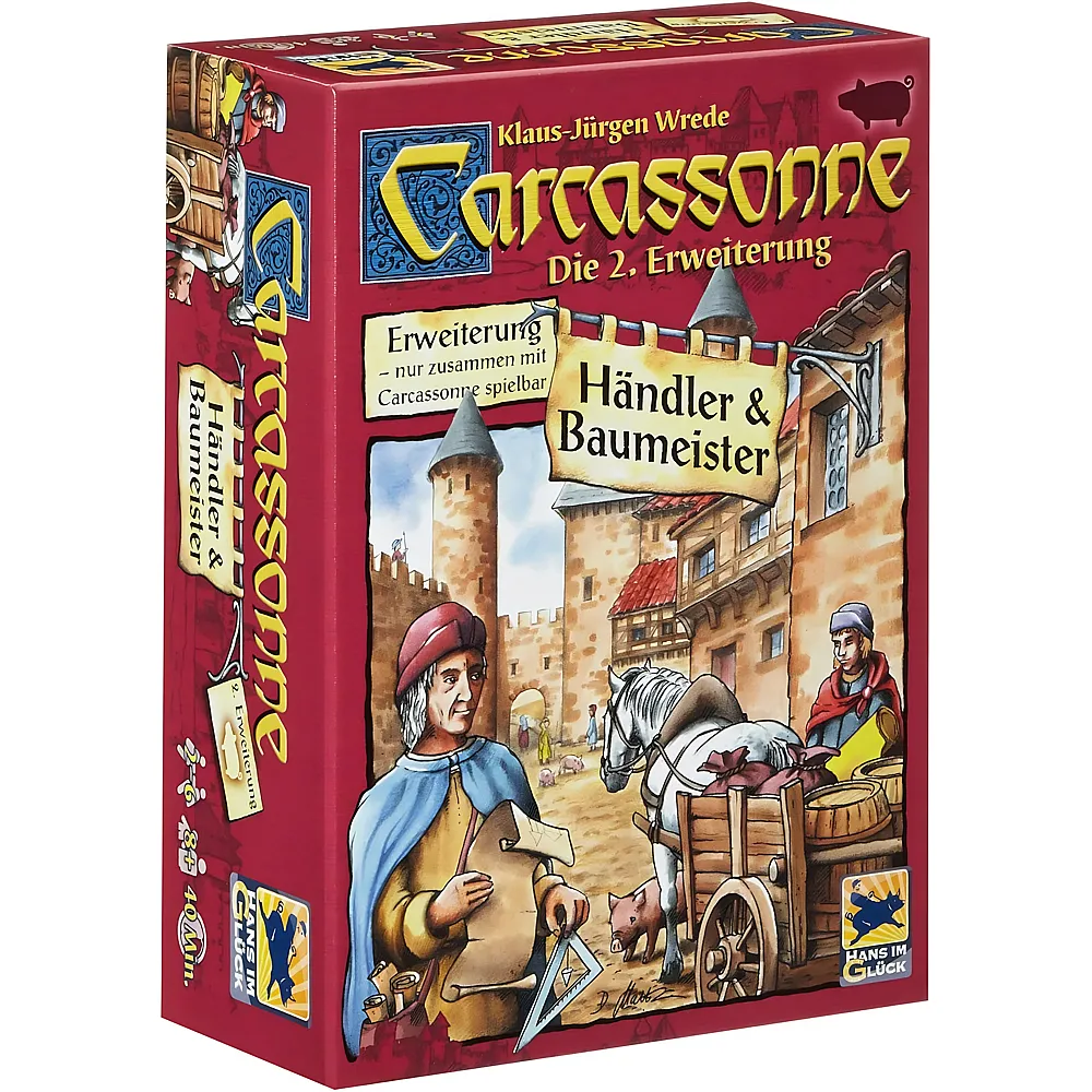 Hans im Gl�ck Carcassonne, H�ndler und Baumeister, 2. Erweiterung