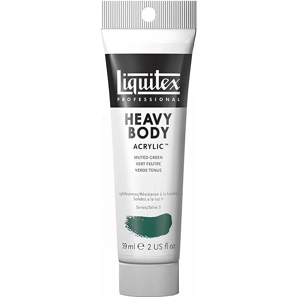 Liquitex Lqx Prof. Heavy Body Acrylfarbe 59ml Tube Gedmpftes Grn