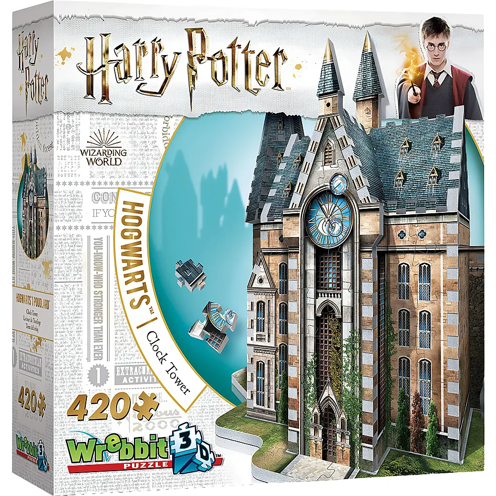 Wrebbit Puzzle Harry Potter Hogwarts Clocktower 420Teile