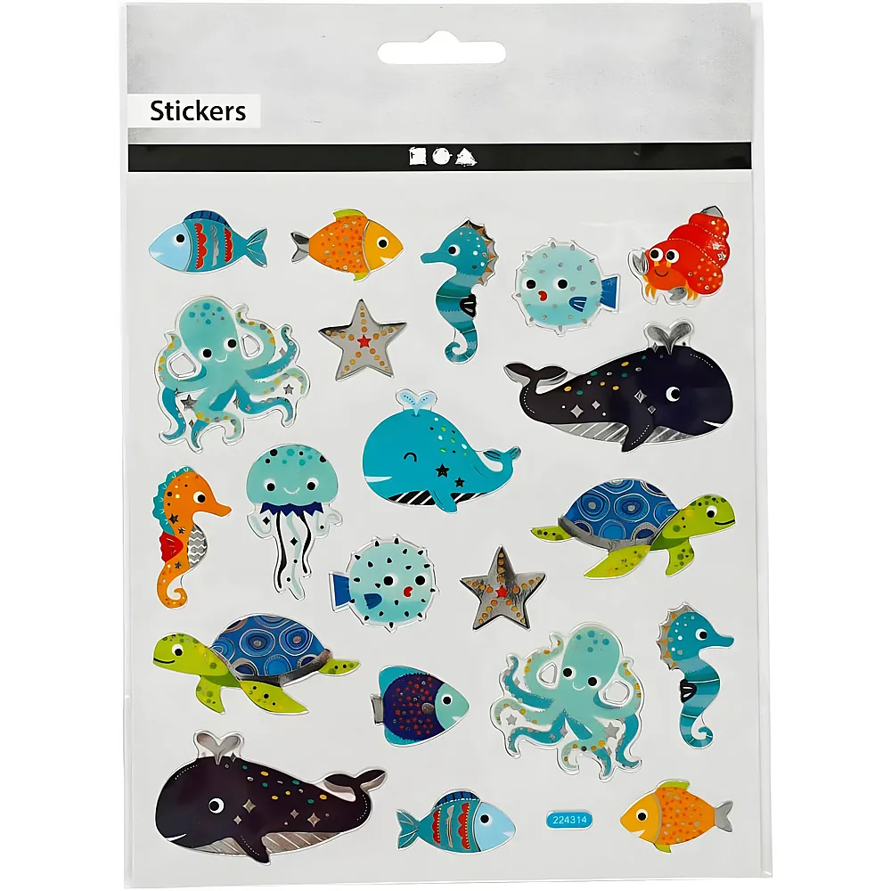 Creativ Company Sticker Meerestiere