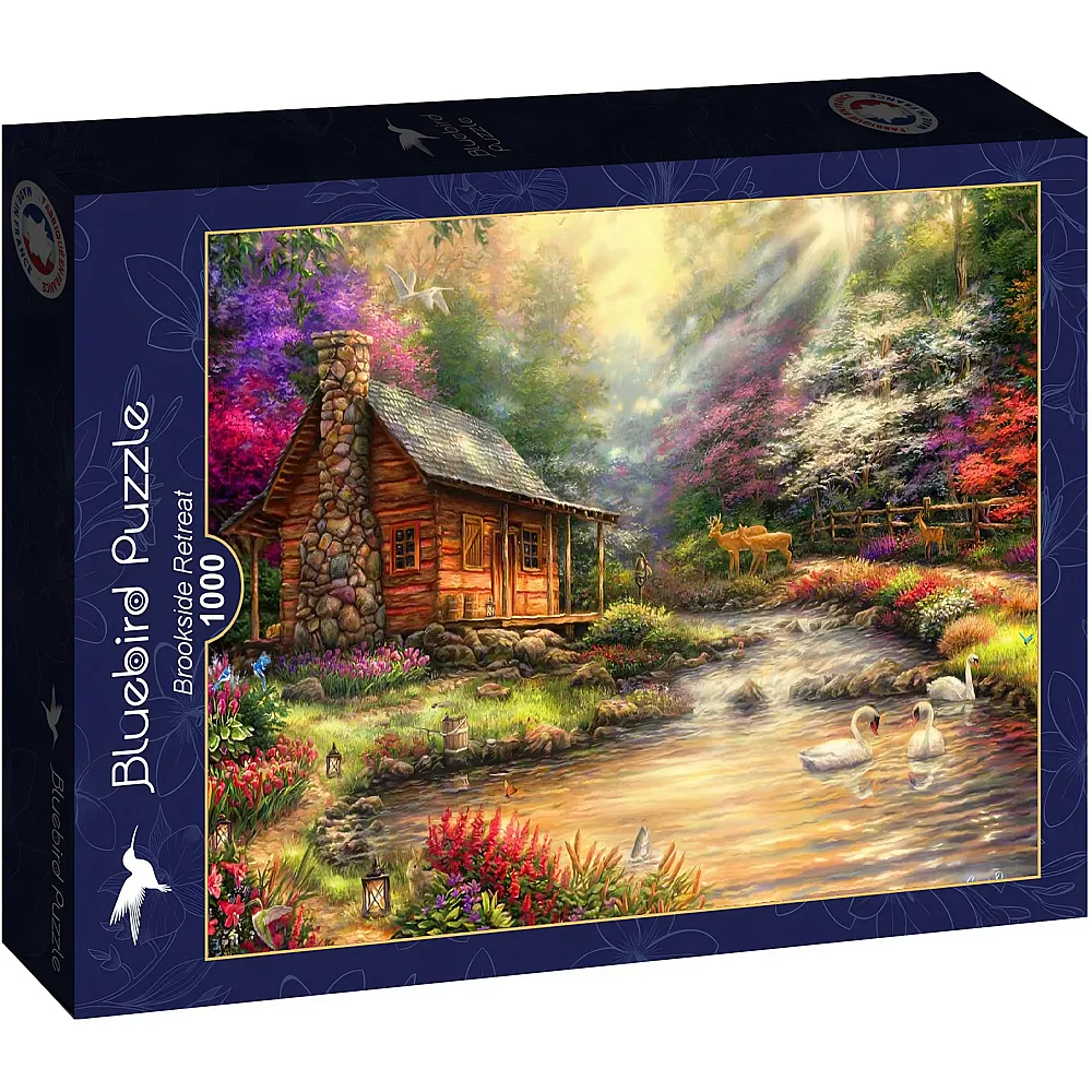 Bluebird Puzzle Chuck Pinson Brookside Retreat 1000Teile