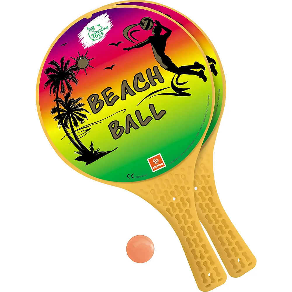 Mondo Beachball-Set Rainbow - Wurfspiele