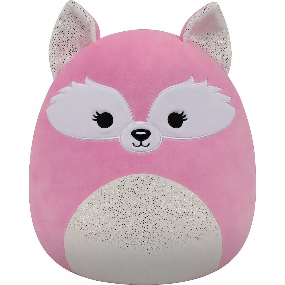 Squishmallows Pl�sch Fuchs mit schimmerndem Bauch Pink - 30 cm