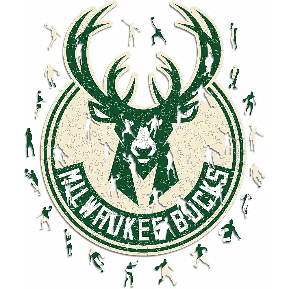 Iconic Puzzle NBA Milwaukee Bucks Logo 150Teile