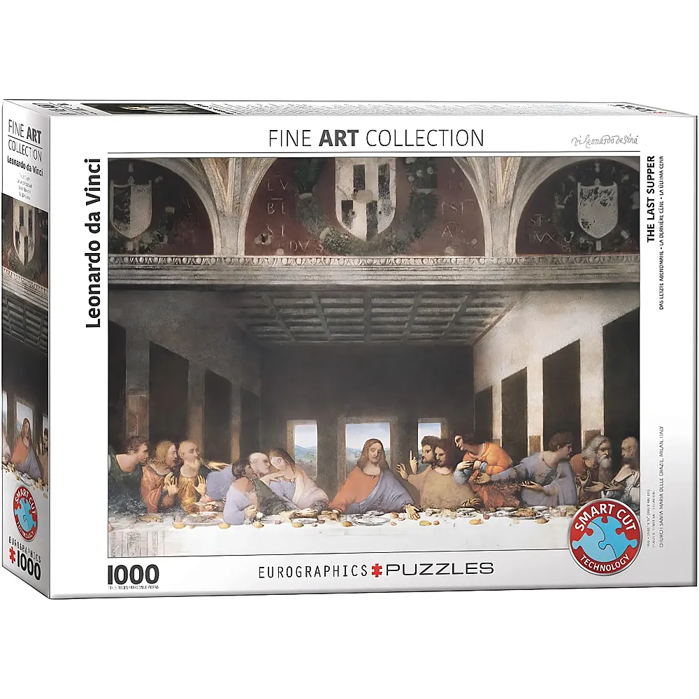 Eurographics Puzzle Leonrado da Vinci - Das letzte Abendmahl - 1000 Teile | Puzzle 1000 Teile