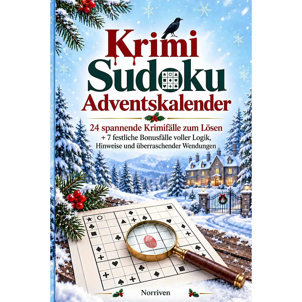 Independently published Krimi Sudoku Adventskalender: 24 spannende Krimif�lle zum L�sen