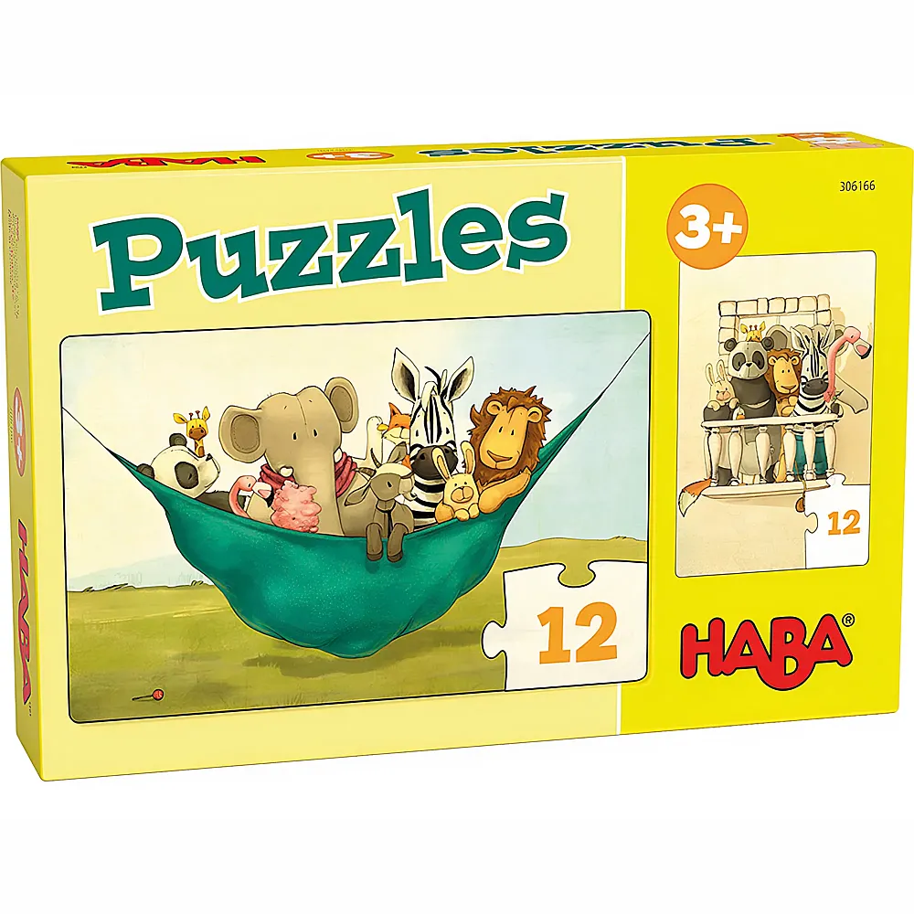 HABA Puzzles Lwe Udo 2x12