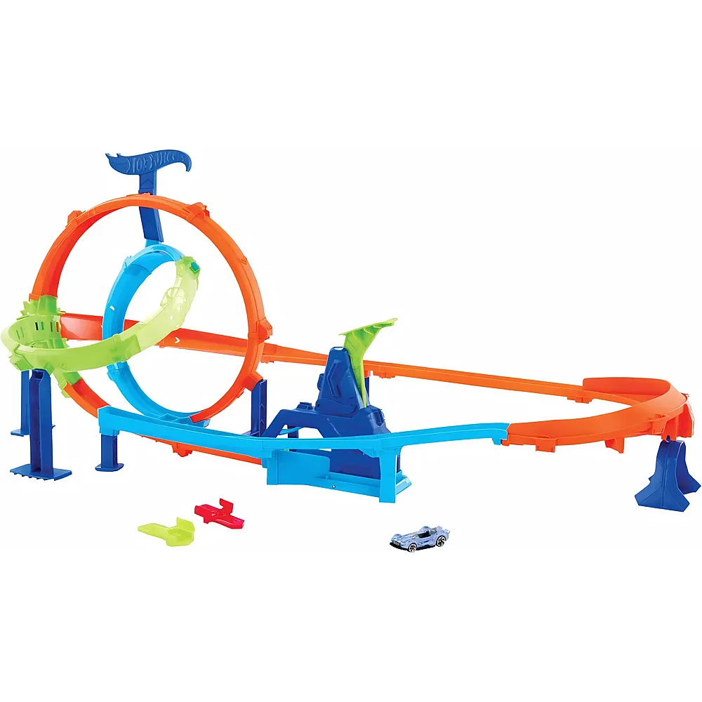 Hot Wheels Stunt Tracks Turbo Looping Set - 1:64