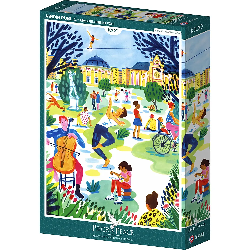 Pieces & Peace Puzzle Maguelone du Fou �ffentlicher Park - 1000 Teile