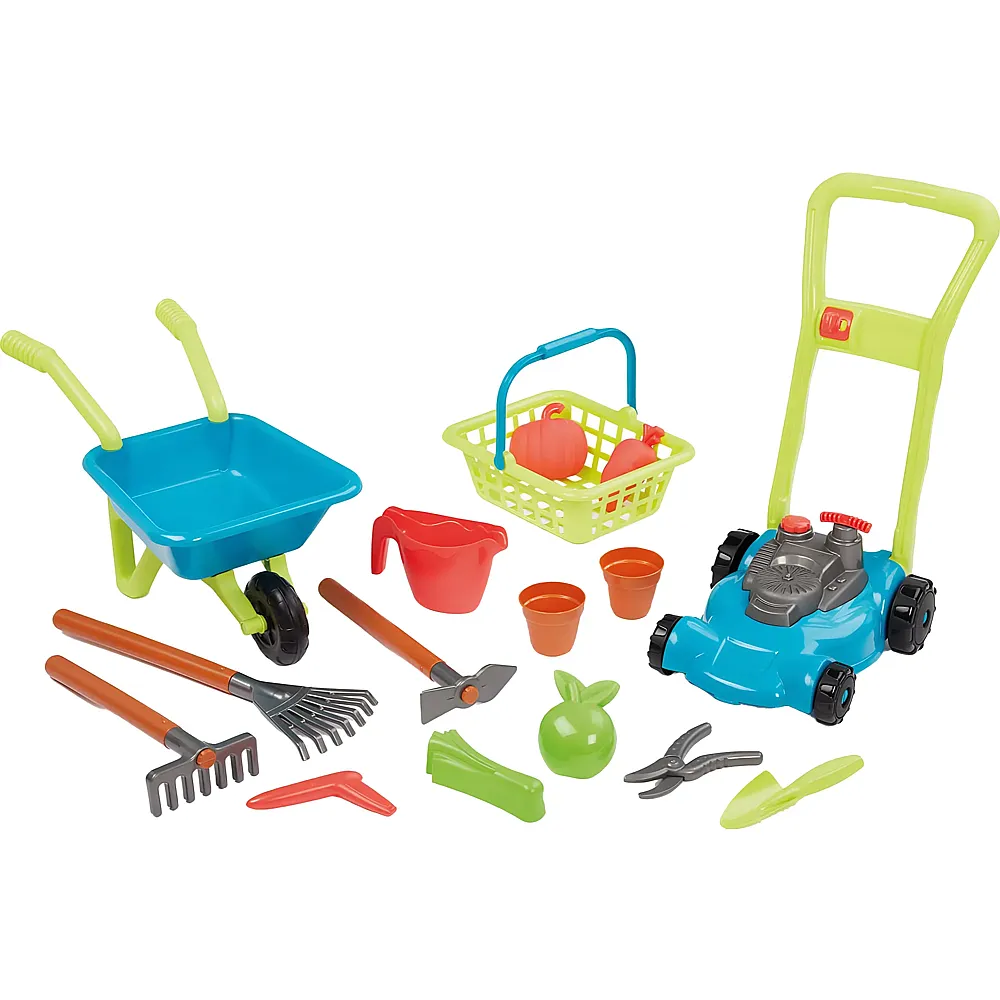 Ecoiffier 3in1 Gartenset - 16 Teile