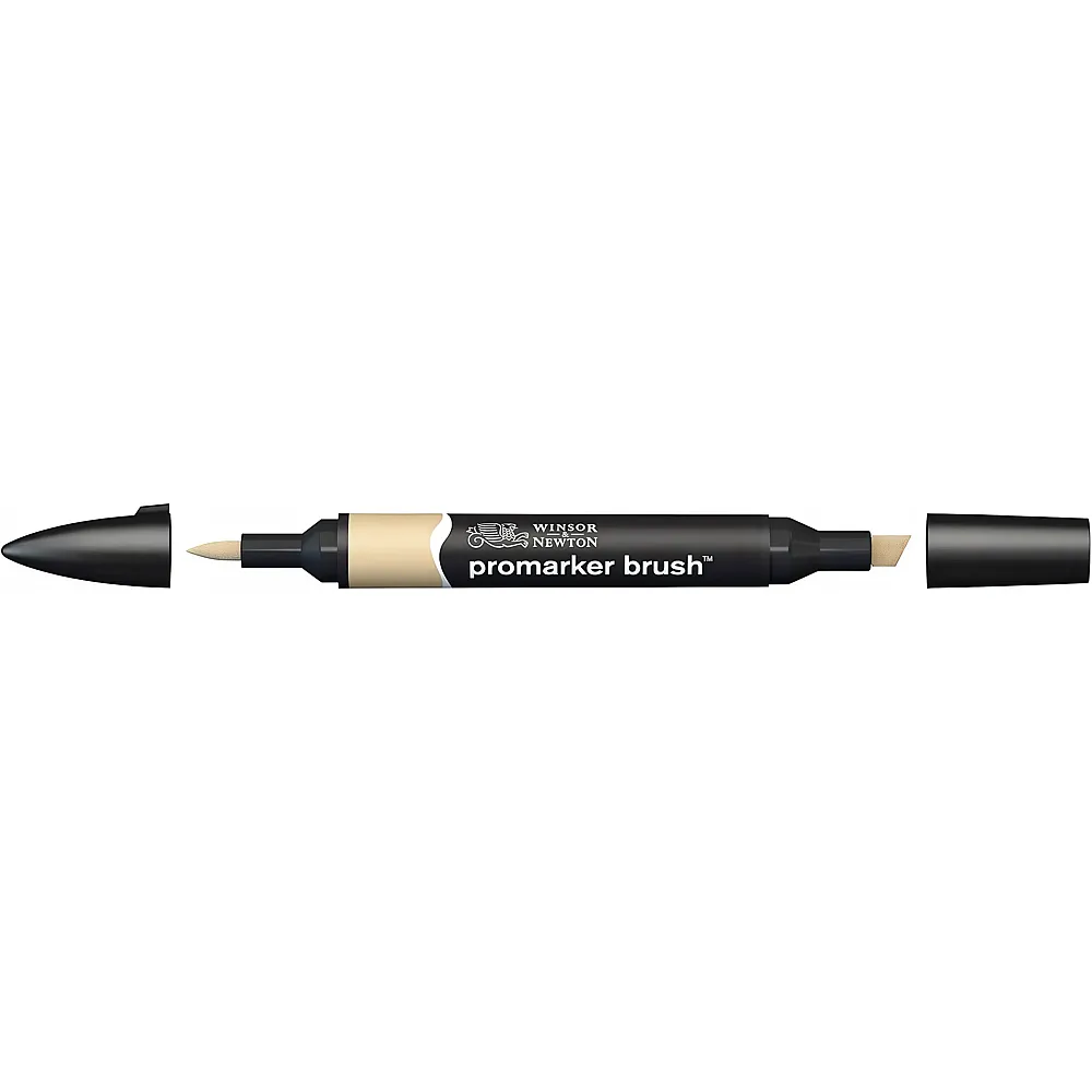 meinspielzeug - Winsor & Newton Promarker Brush mit 2 Spitzen Sandstein | Farbe & Kreide