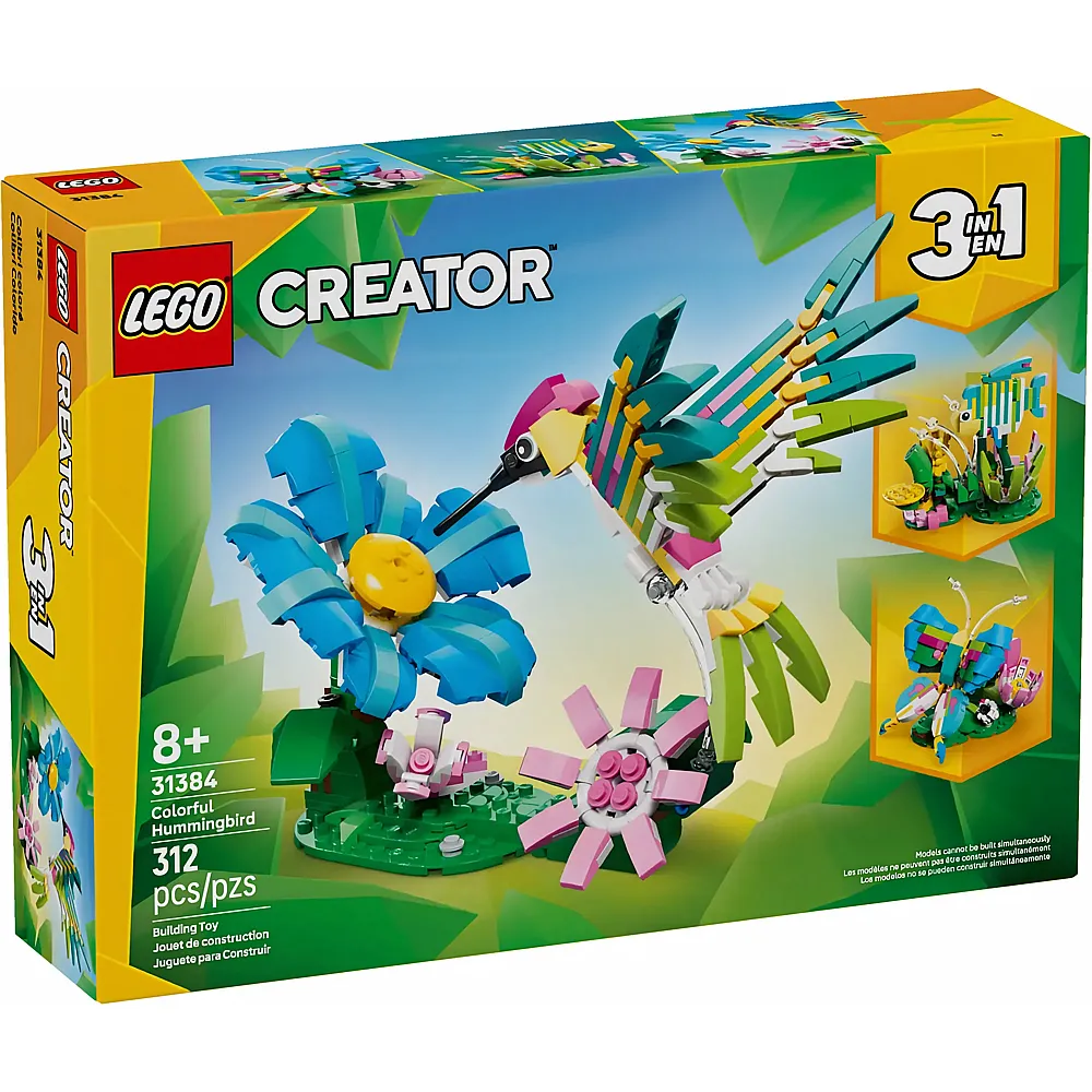 LEGO Creator Wilde Tiere: Bunter Kolibri 31384