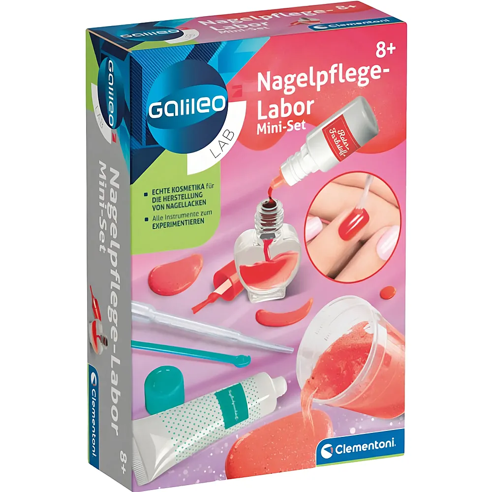 Clementoni Galileo Nagelpflege-Labor Mini-Set