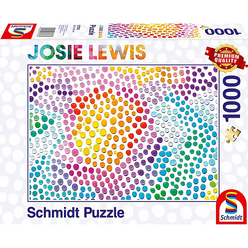 Schmidt Puzzle Farbige Seifenblasen 1000Teile