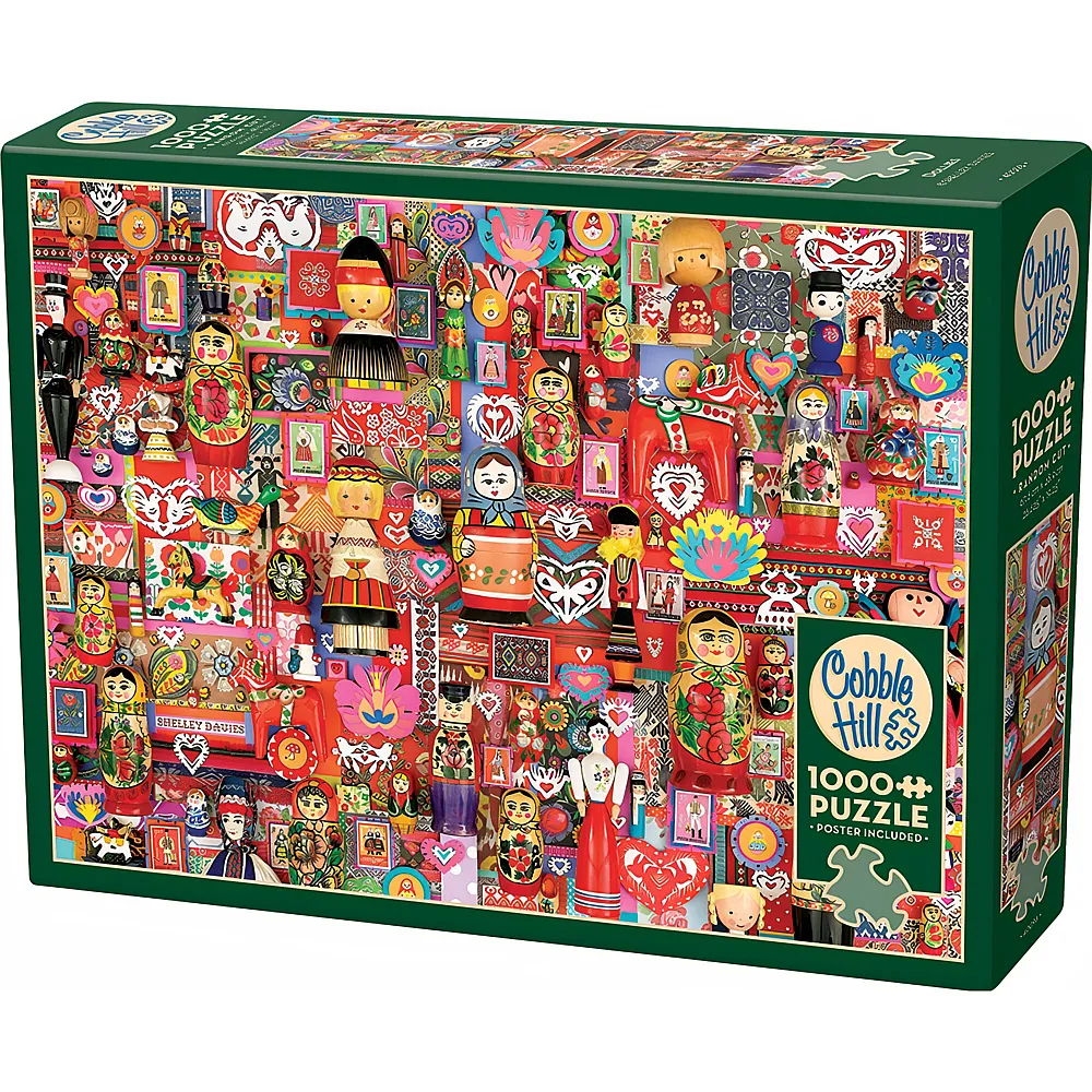 Cobble Hill Puzzle Puppen-Collage - 1000 Teile