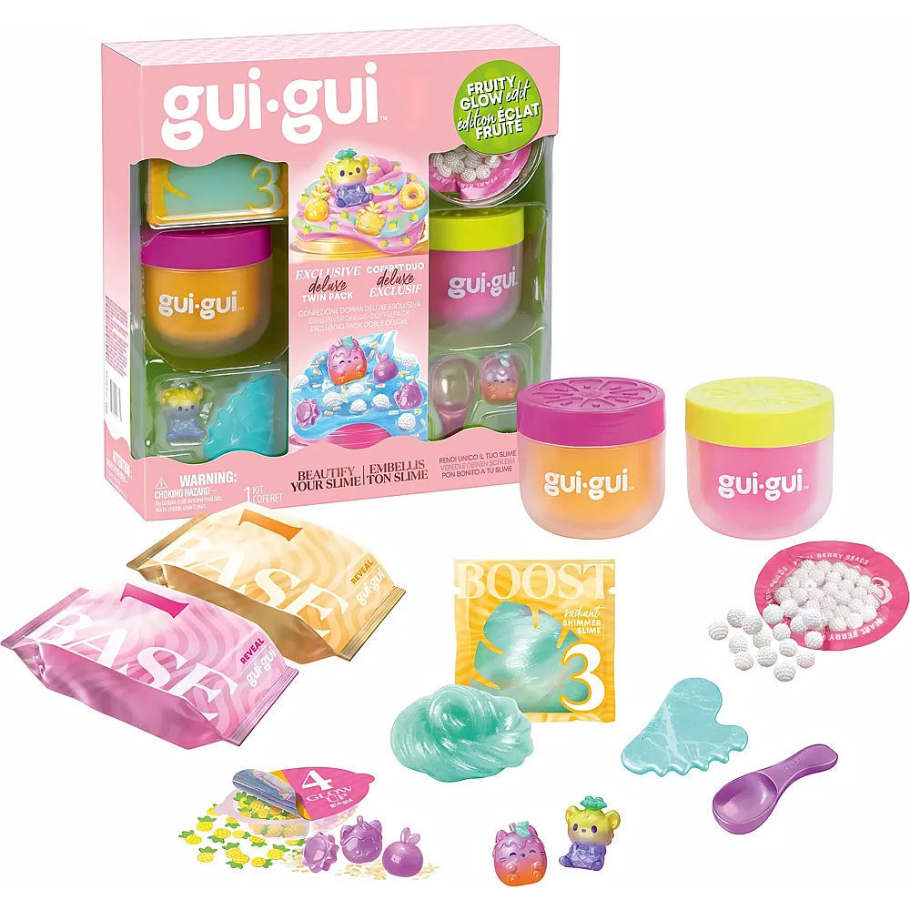 Moose Toys Gui Gui Luxus-Set II 2 Dosen duftender Schleim,