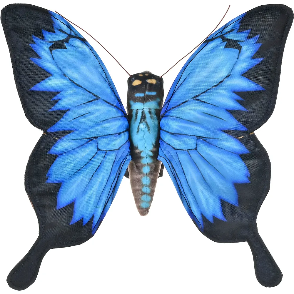 meinspielzeug - Wild Republic Sommer-Schmetterling Butterfly Blau - 17 cm | Waldtiere Pl�sch