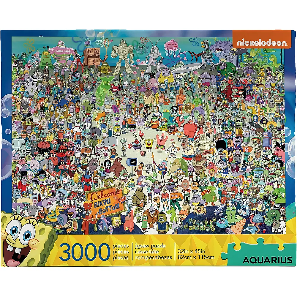 Aquarius Puzzle Sponge Bob - 3000 Teile