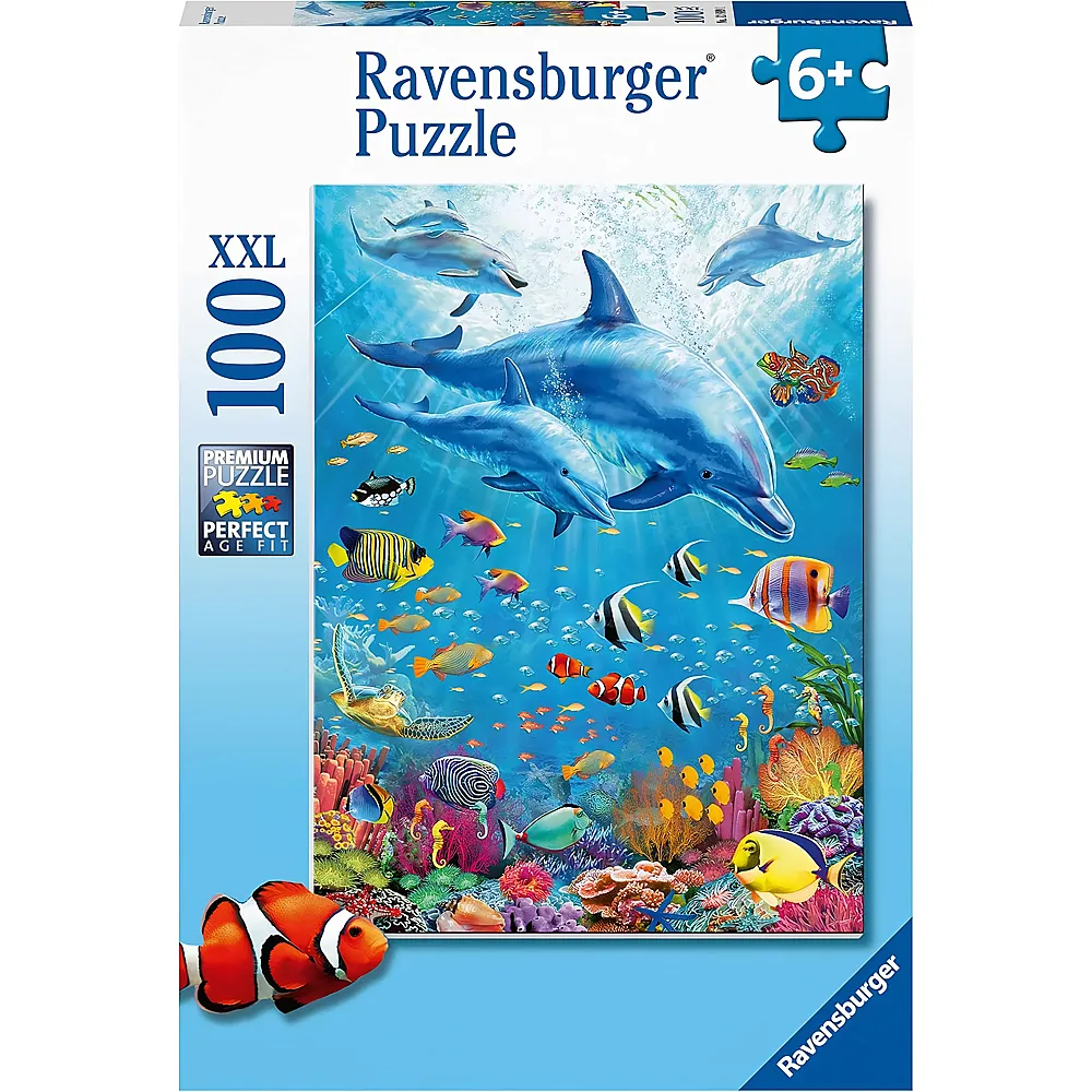 Ravensburger Puzzle Delfine - 100 Teile