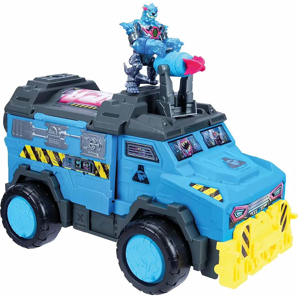 Moose Toys MrBeast Lab Hybrids Mega Battle Truck LKW und Kampflabor