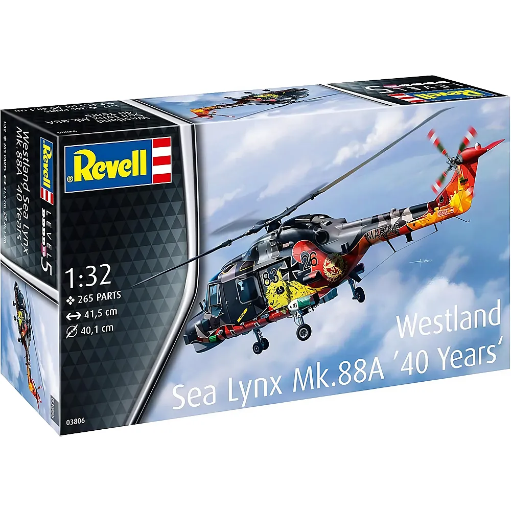Revell Westland Lynx - Special Painting - 265 Teile | Modellbausatz Hubschrauber