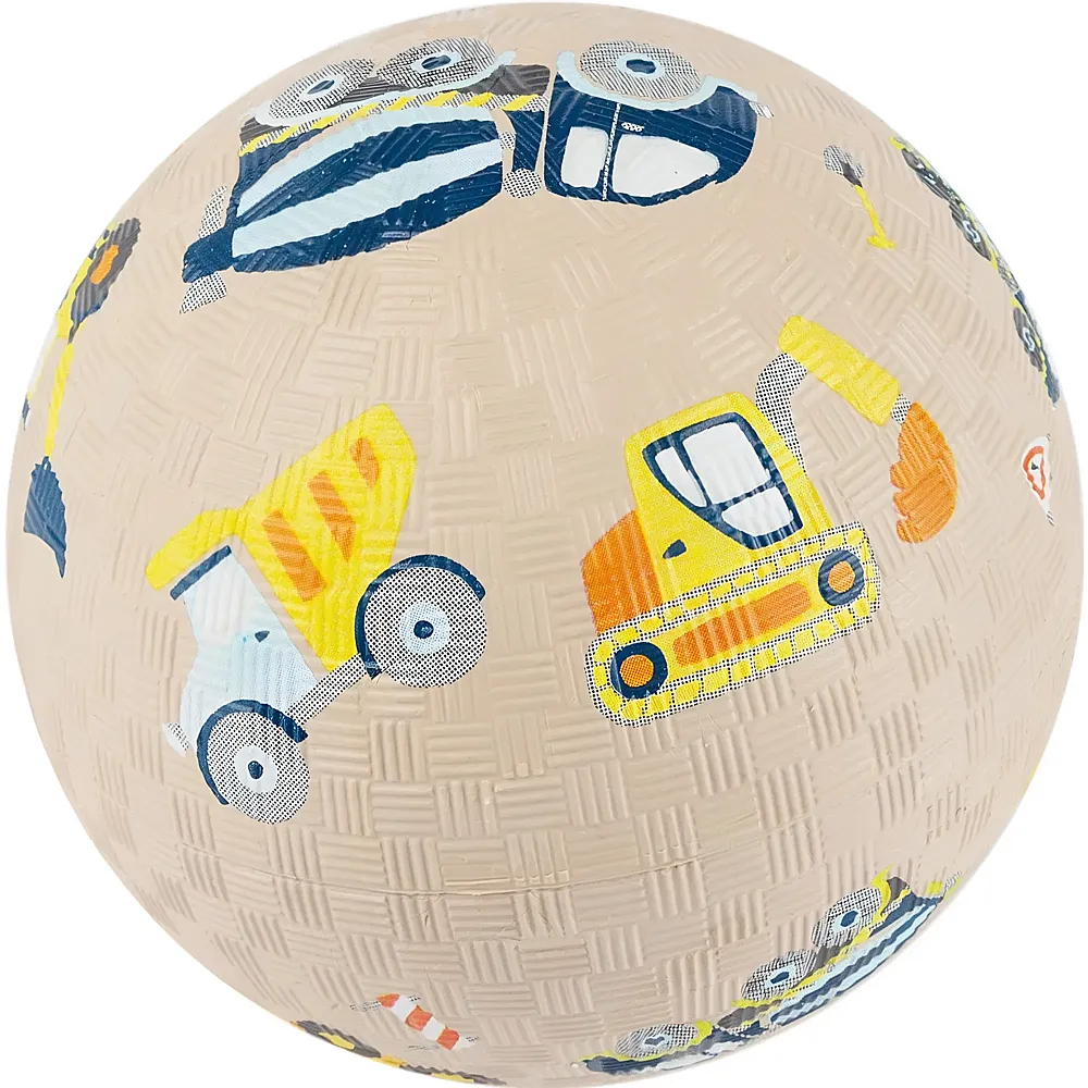 Sigikid Kautschukball Baufahrzeuge -  12 cm - B�lle & W�rfel