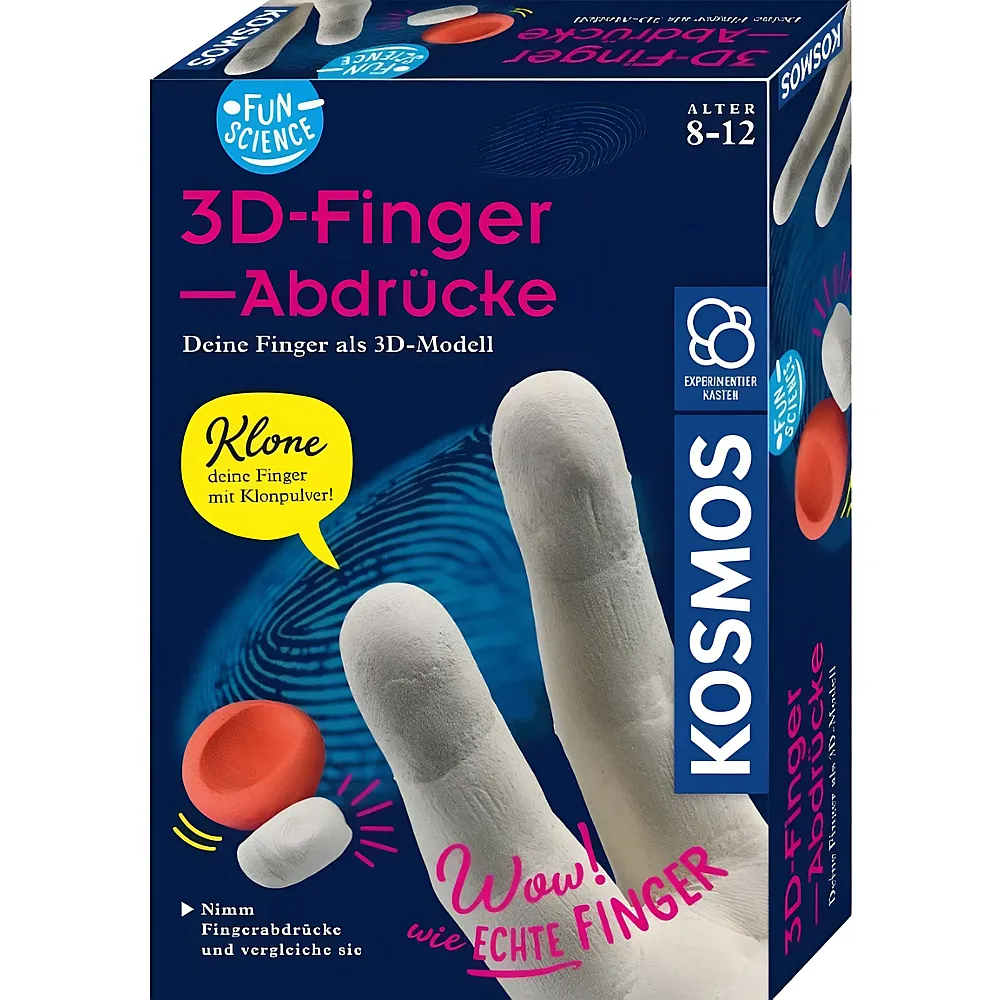 Kosmos Fun Science 3D-Fingerabdrcke