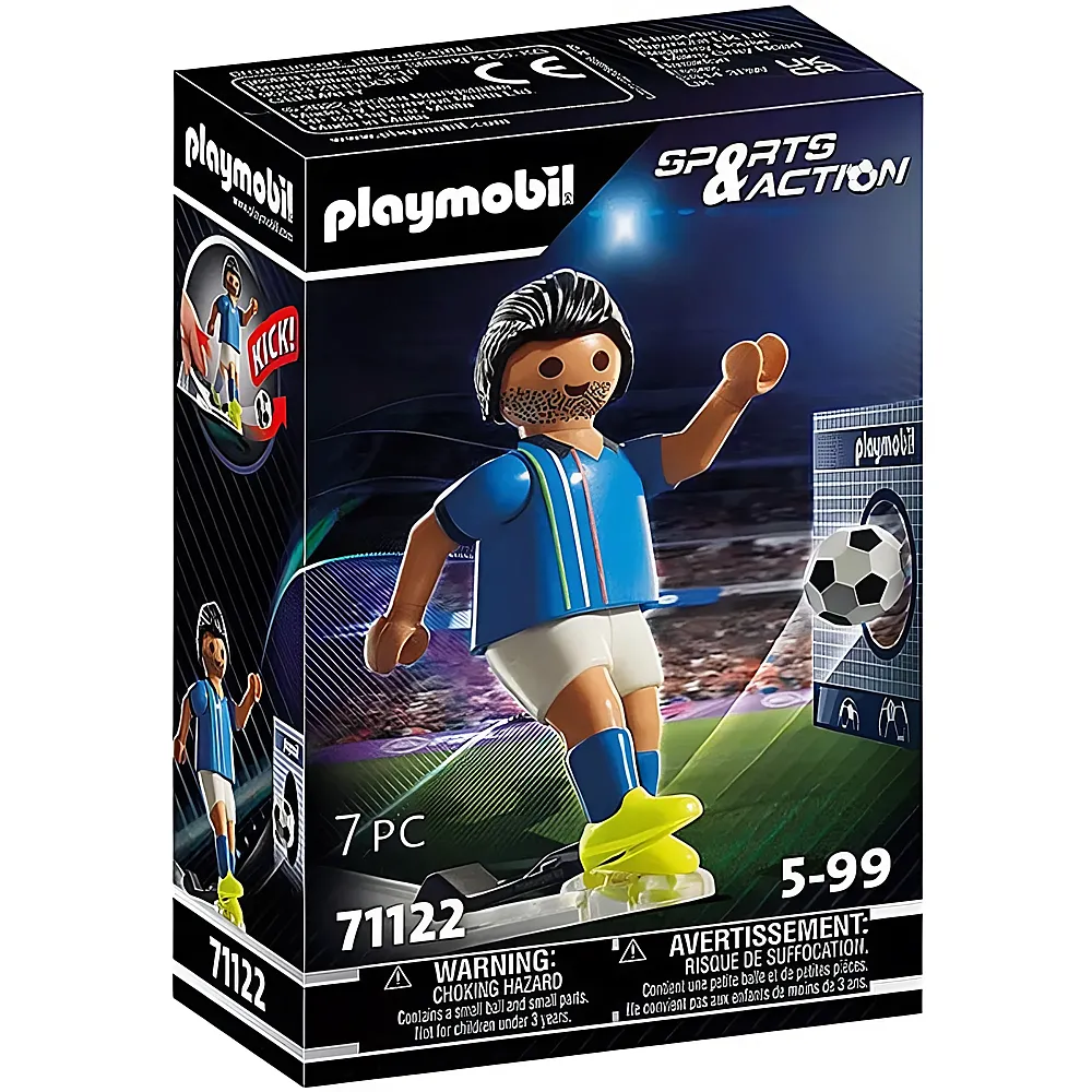 PLAYMOBIL Sports & Action Fussballspieler Italien 71122