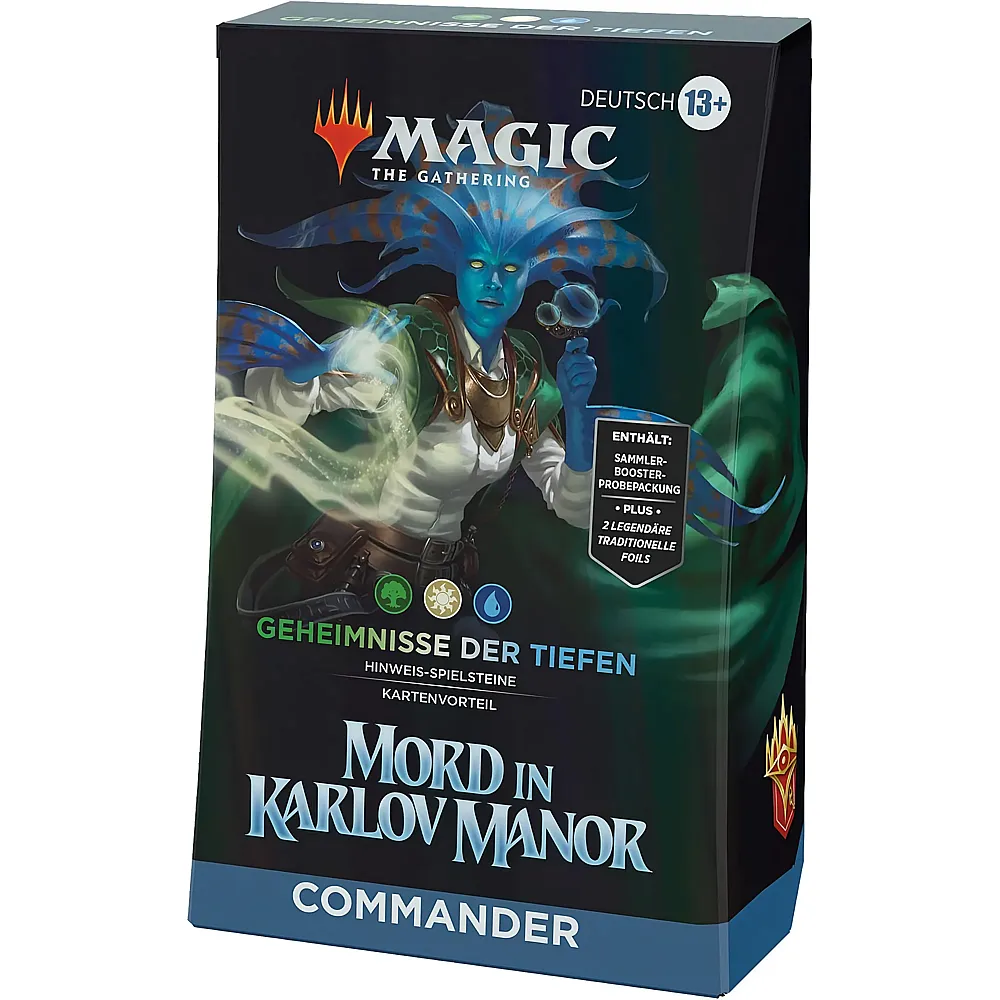 Magic The Gathering Mord in Karlov Manor Commander-Deck - Geheimnisse der Tiefen - Deutsch