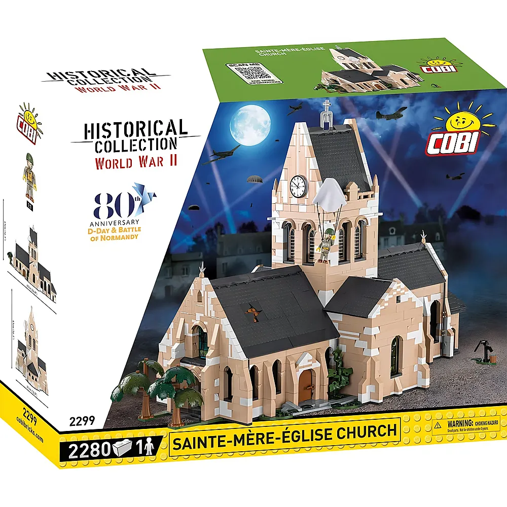 COBI Historical Collection Sainte-M�re-�glise Church 2299