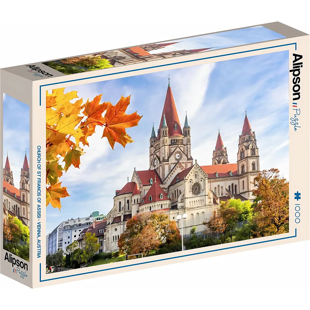 Alipson Puzzle Puzzle 1000 Teile Kirche des Heiligen Franziskus von Assisi - Wien, �s