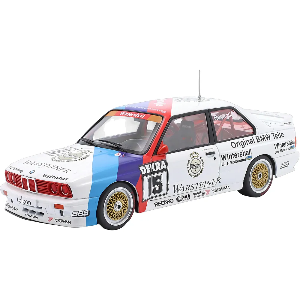 Werk83 1:18 BMW M3 E30 15 DTM Champion 1989