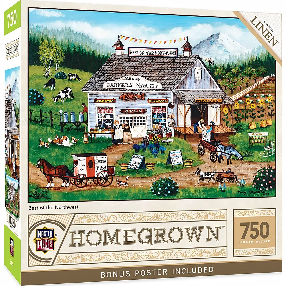 Master Pieces Puzzle Homegrown Das Beste aus dem Nordwesten 750Teile