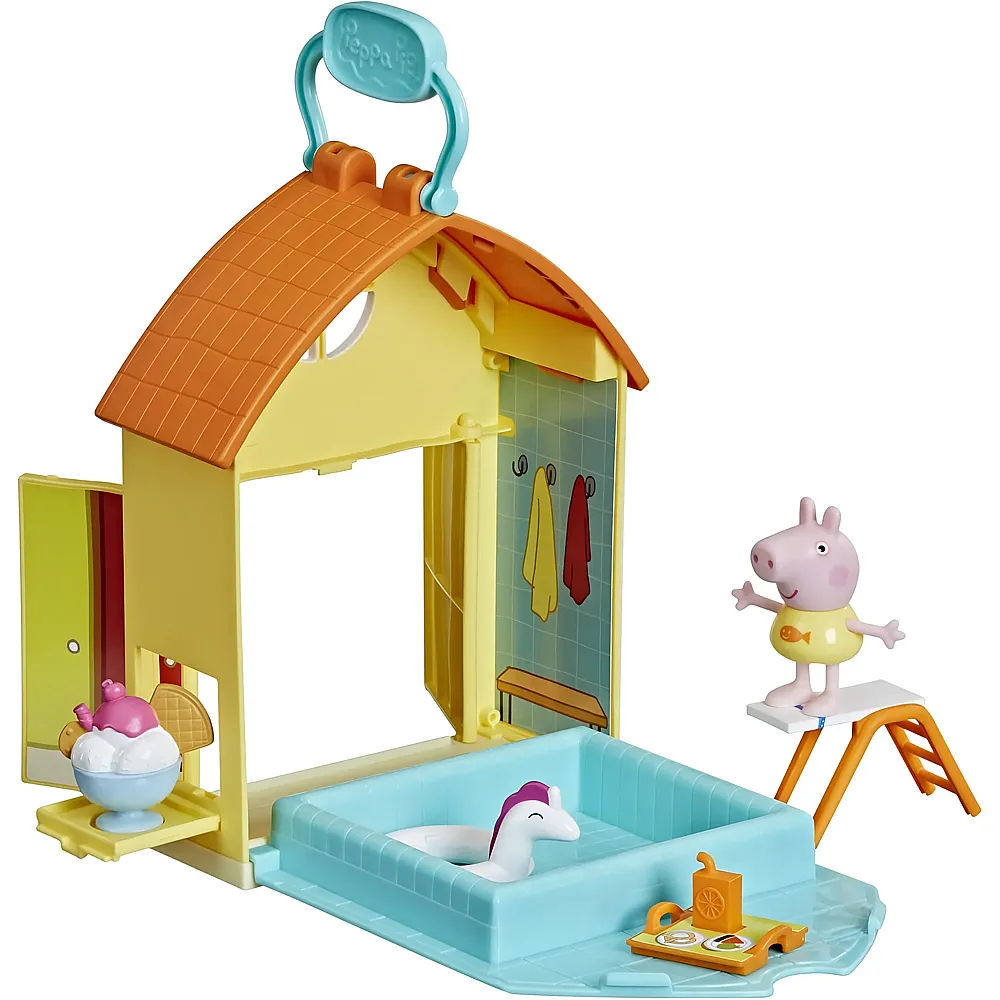 Hasbro Peppa Pig Peppas Schwimmbad-Tag Spielset