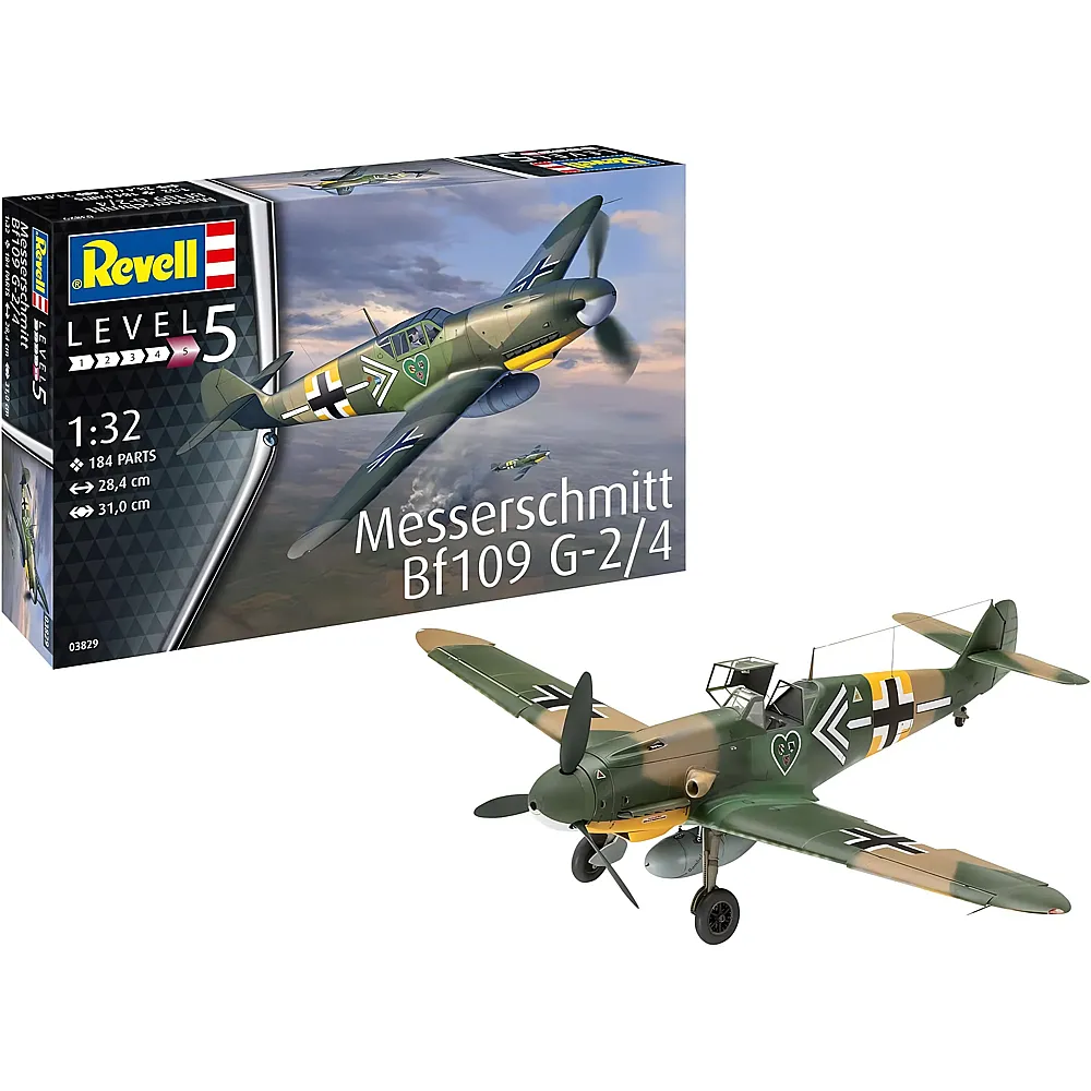 Revell Level 5 Modellbau Messerschmitt Bf109G-2/4