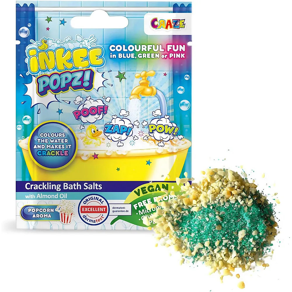 meinspielzeug - Craze Inkee Knisterndes Badesalz - 15 g | Badespielzeug