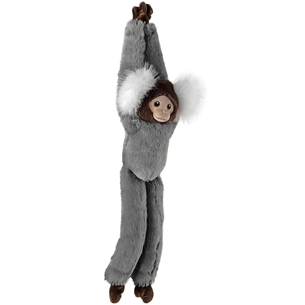 meinspielzeug - Wild Republic Hanging Monkeys H�ngender Weissb�schelaffe - 50 cm | Affen Pl�sch