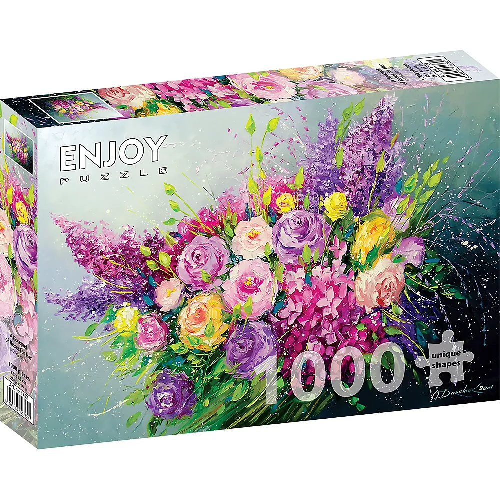 Enjoy Puzzle Ein Strauss Rosen f�r Sie - 1000 Teile