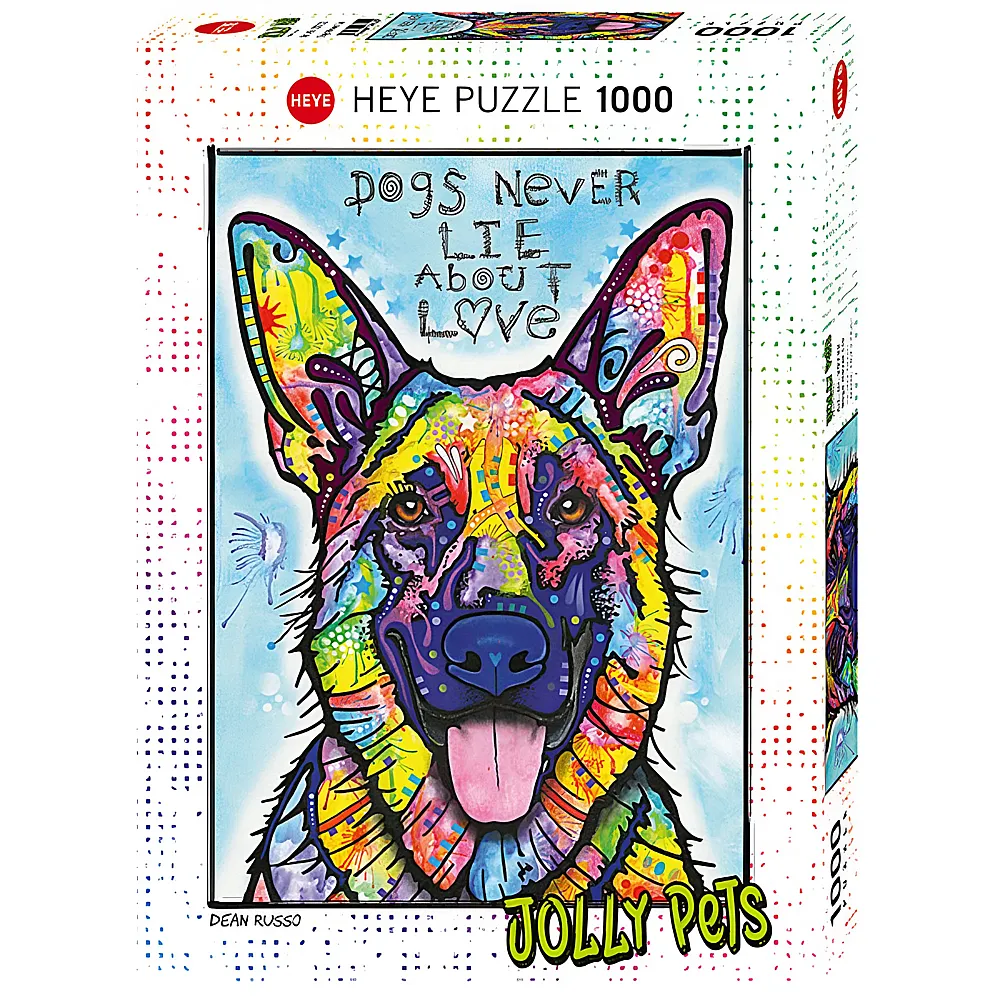 Heye Puzzle Dean Russo Dogs Never Lie - 1000 Teile