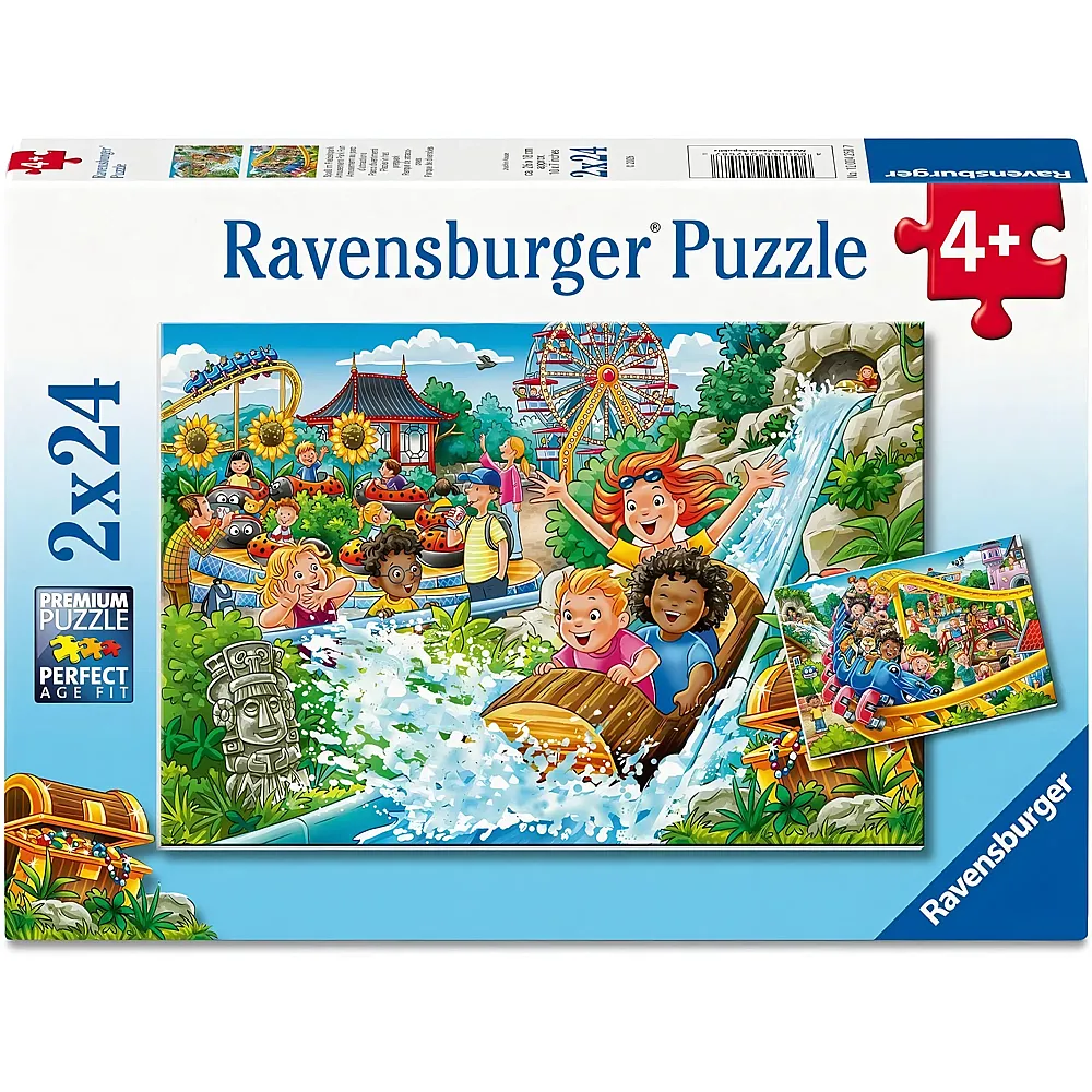 Ravensburger Puzzle 2in1 Vergn�gungspark - 24 Teile