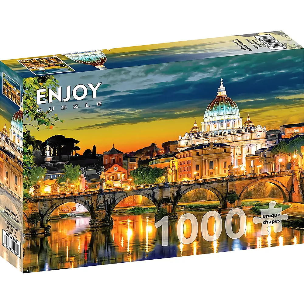 Enjoy Puzzle Saint Peter's Basilica, Vatican - 1000 Teile