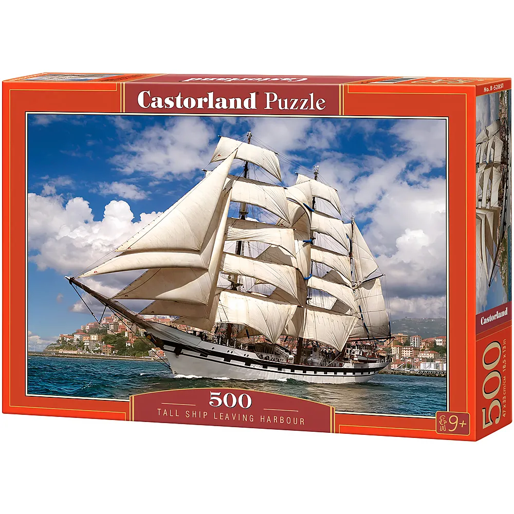 Castorland Puzzle Tall Ship Leaving Harbour 500Teile