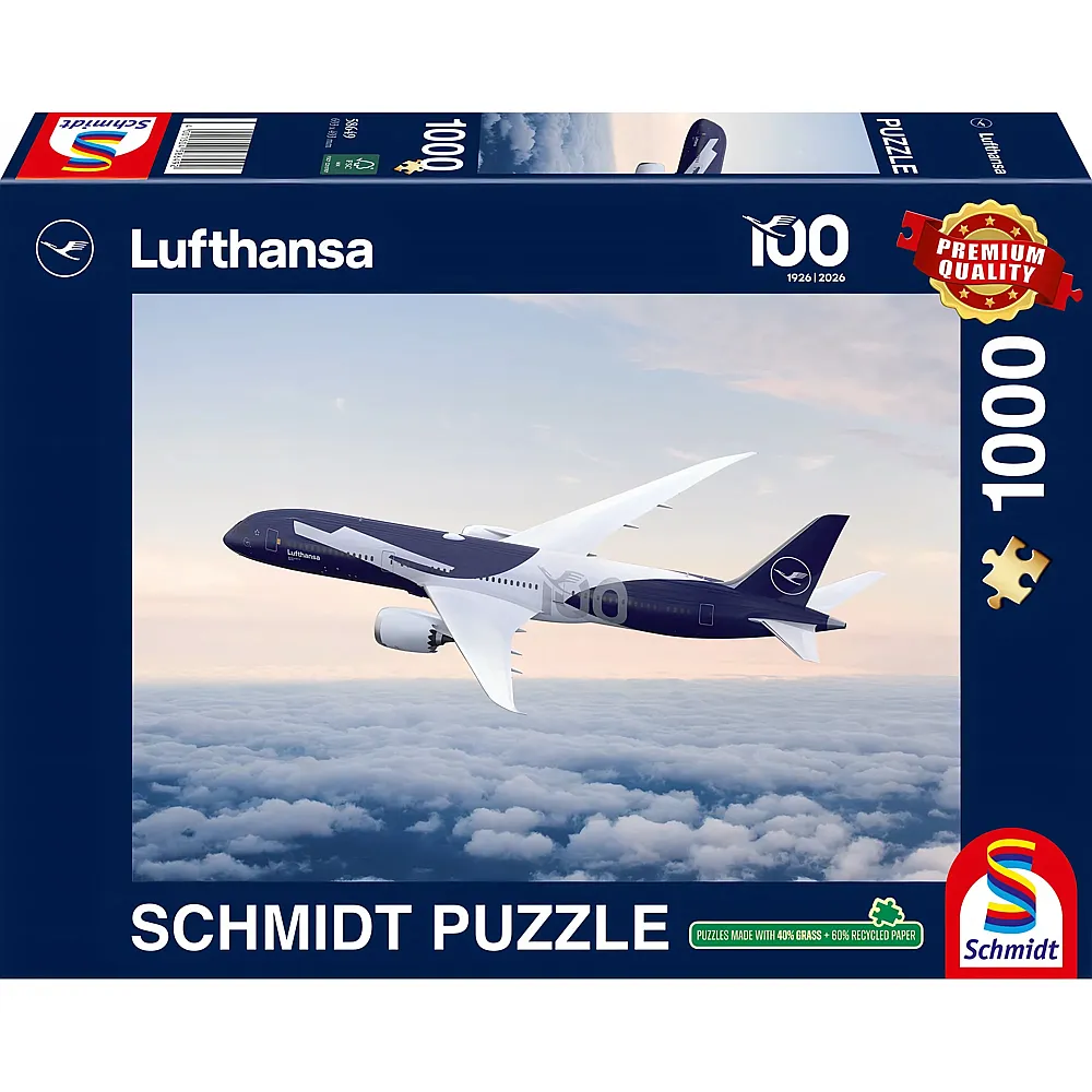Schmidt Puzzle 100 Jahre Lufthansa - 1000 Teile