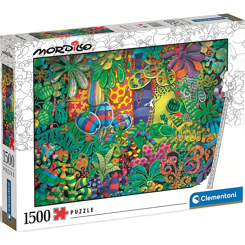 Clementoni Puzzle Mordillo, der Maler - 1500 Teile