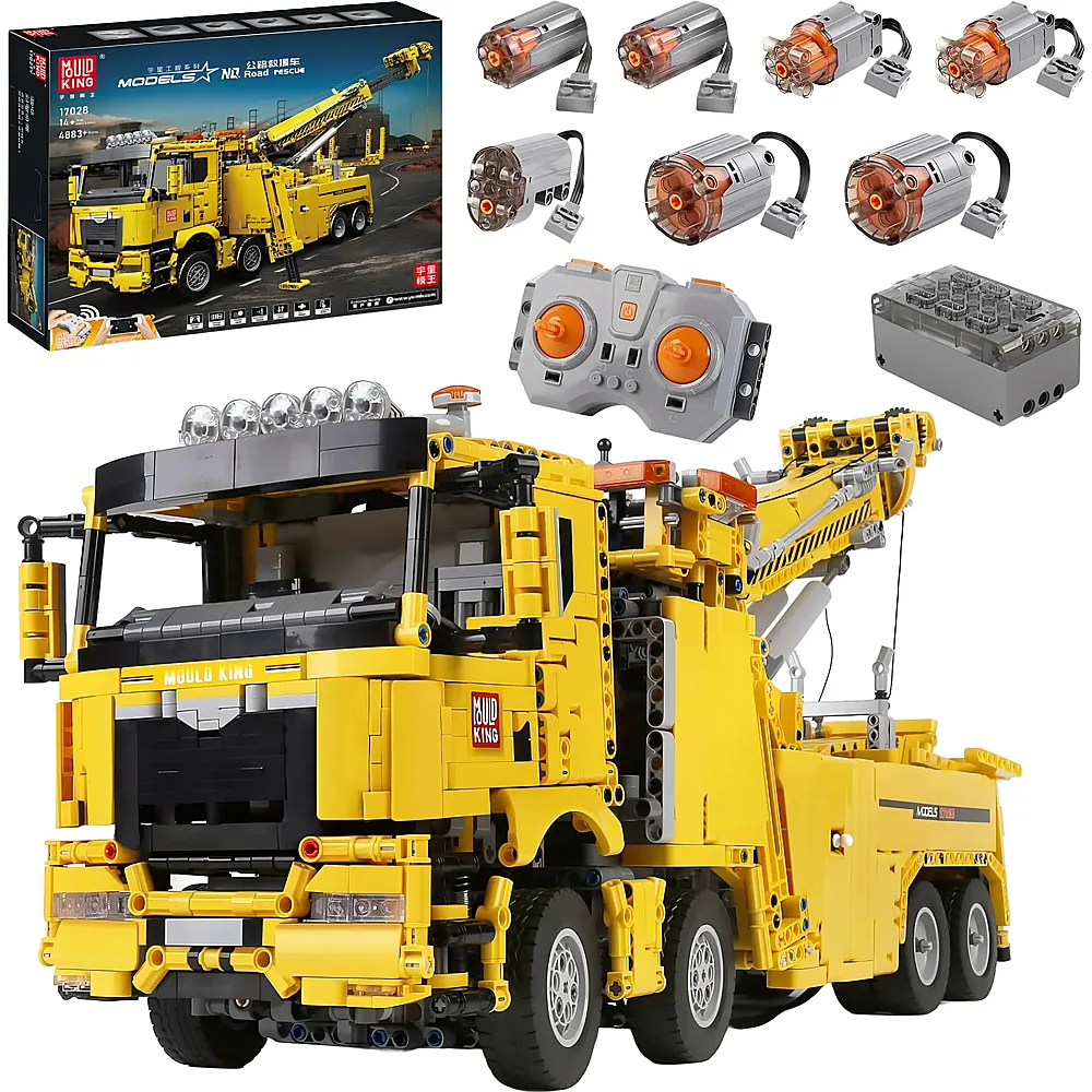 Mould King Models RC Schwerlast-Abschleppwagen 17028