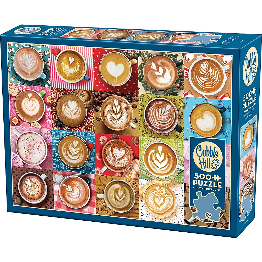 Cobble Hill Puzzle Kaffee von Herzen 500Teile
