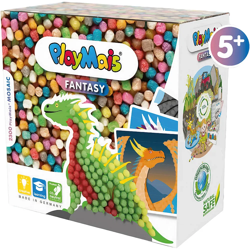 PlayMais Mosaik Fantasy Drache 2300Teile