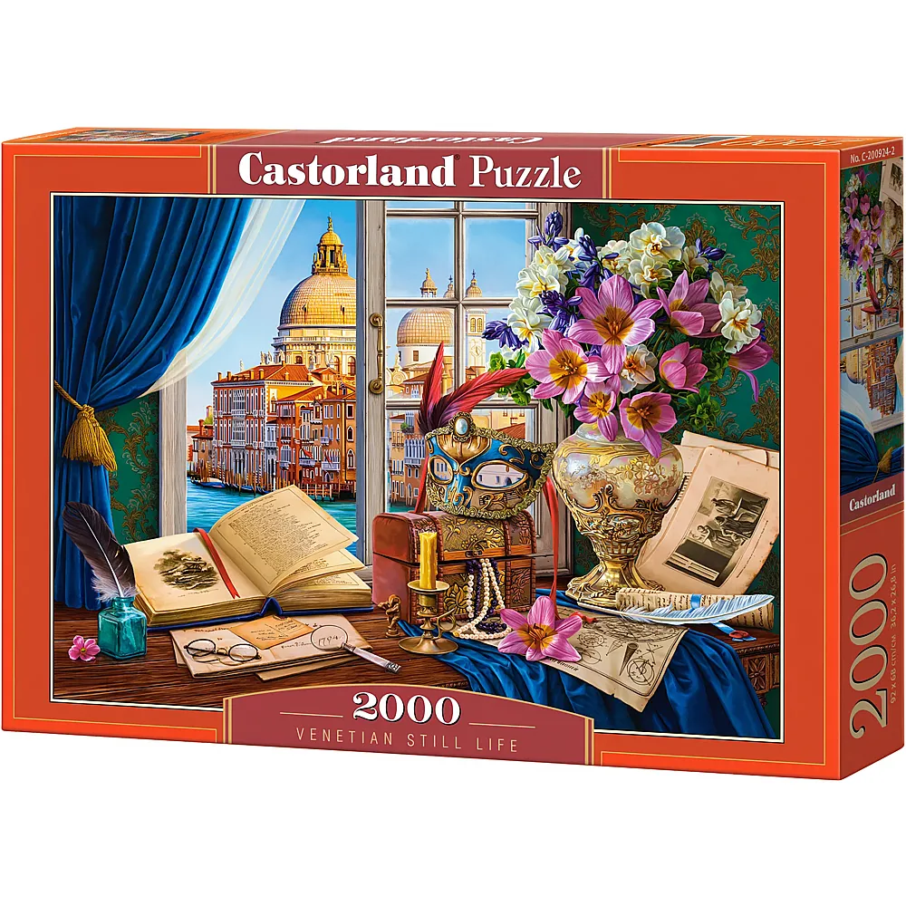 meinspielzeug - Castorland Puzzle Venezianisches Stilleben - 2000 Teile | Puzzle 2000 Teile