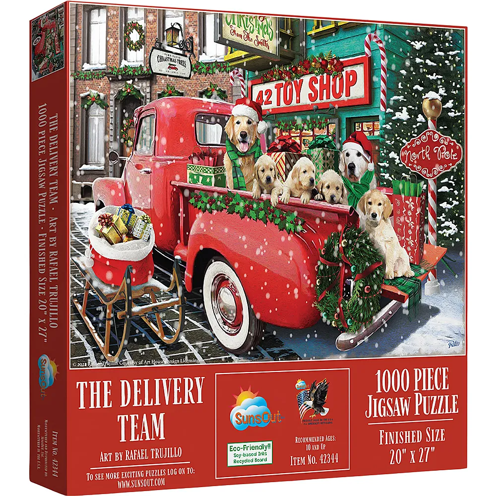 SunsOut Puzzle Rafael Trujillo The Delivery Team 1000Teile